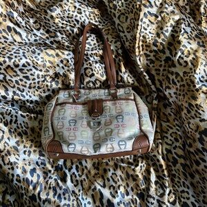 Etienne Aigner multicolor shoulder bag